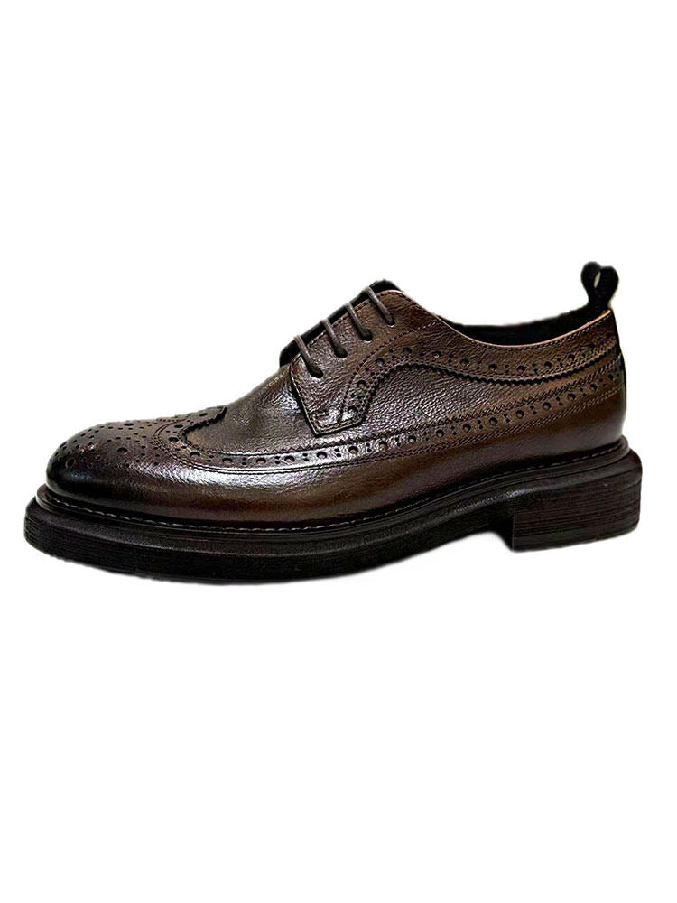 Classic Brogue Leather Shoes