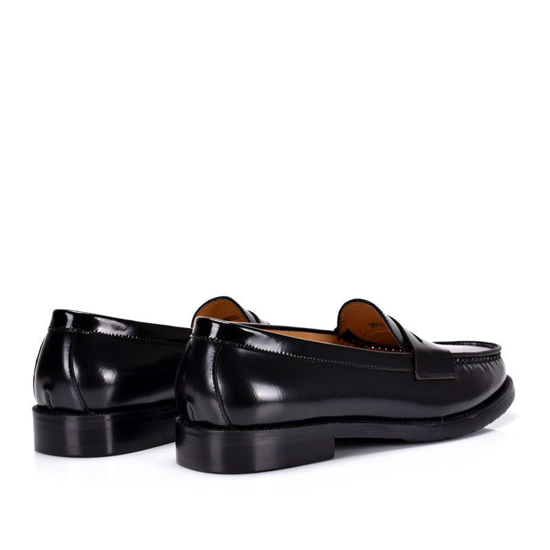 Premium Leather Slip-On Loafers - British Style