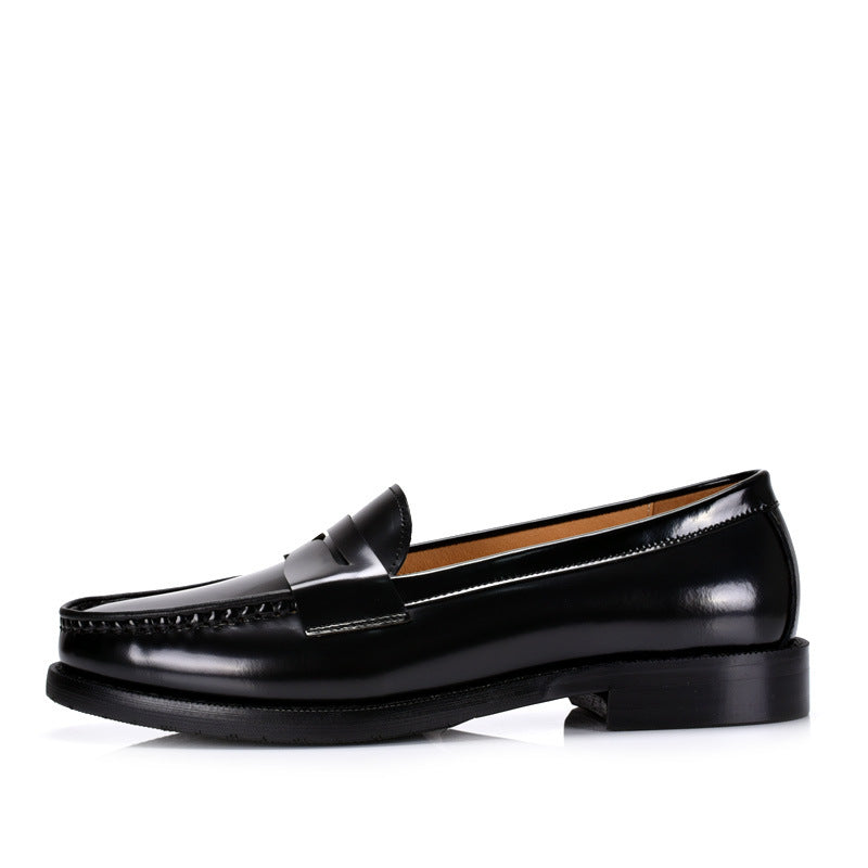 Premium Leather Slip-On Loafers - British Style